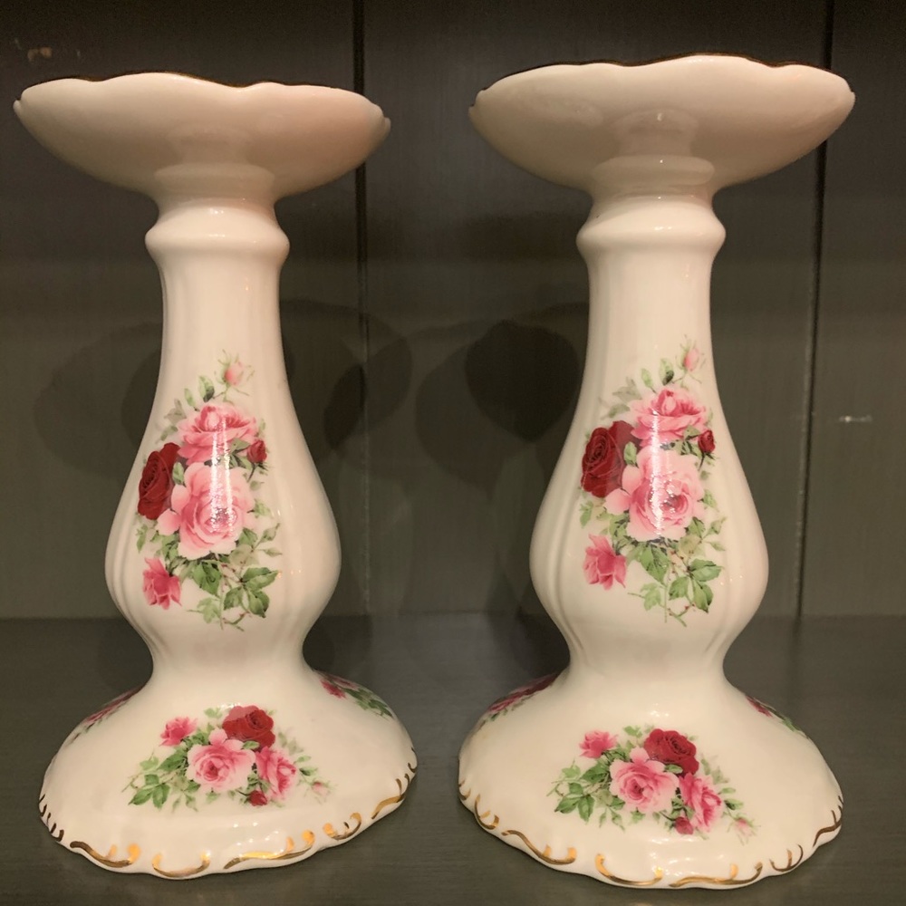 Vintage Formalities Candlestick Holders